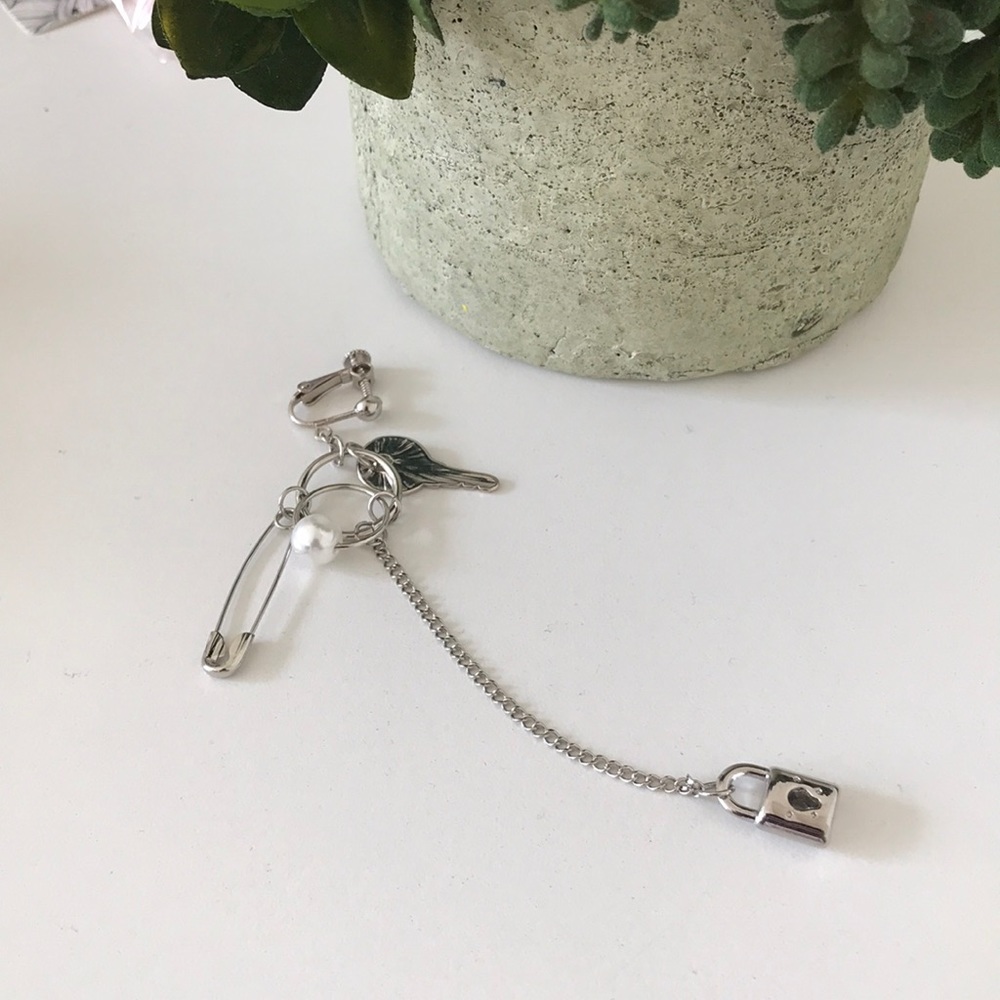 Single ear cool contemporary earring! :)